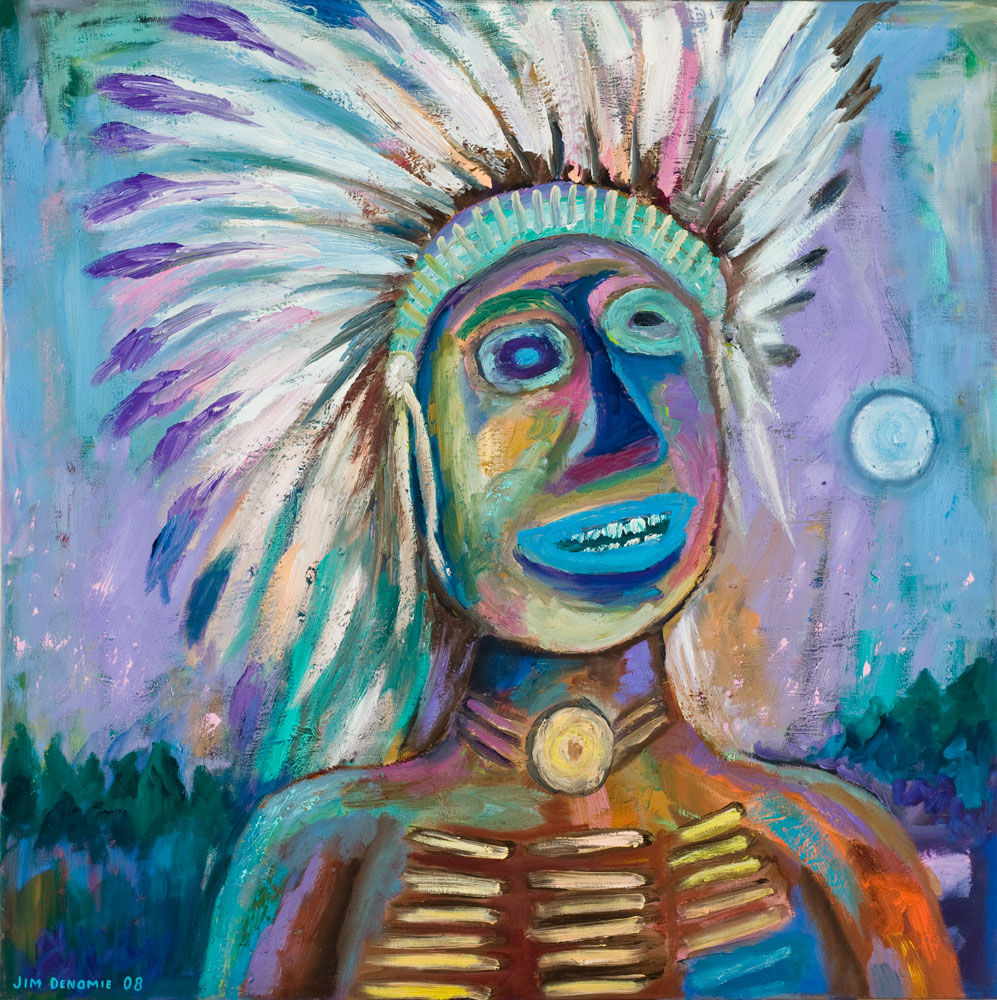 Blue-Eyed Chief by Jim Denomie